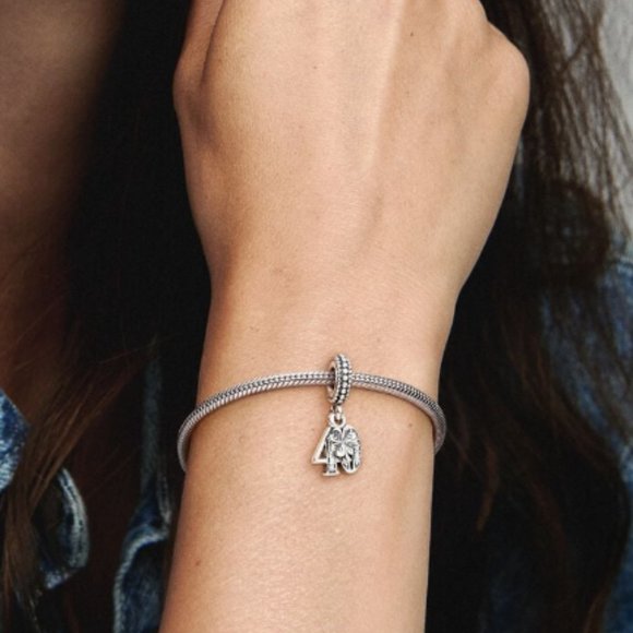 Happy 40th Birthday Dangle Bracelet Charm S925 Sterling Silver Fits Pandora - Picture 6 of 6